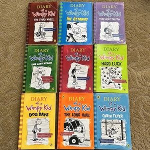 Diary of a Wimpy Kid book lot